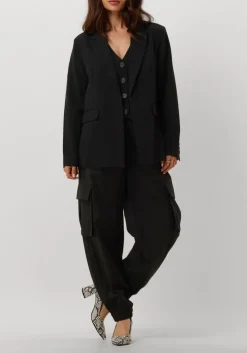 zwarte y.a.s. cargobroeken yaspenni hw ankle pant