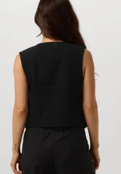 zwarte y.a.s. gilet yaslikka waistcoat