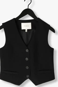 zwarte y.a.s. gilet yaslikka waistcoat