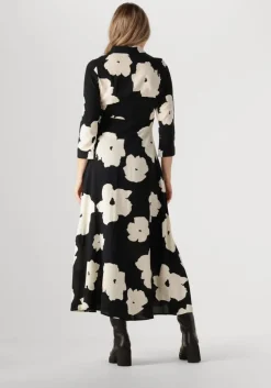 zwarte y.a.s. maxi jurk yassavanna long shirt dress s.