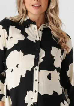 zwarte y.a.s. maxi jurk yassavanna long shirt dress s.