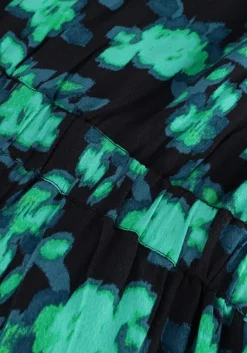 zwarte y.a.s. midi jurk yasflair ls long shirt dress s.