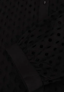 zwarte y.a.s. midi jurk yasjosanne 7/8 midi dress