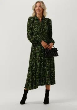 zwarte y.a.s. midi jurk yasjasminni ls midi shirt dress s.