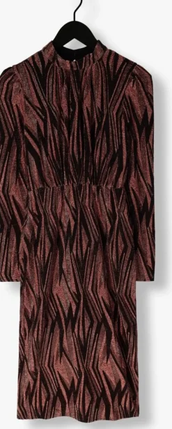 zwarte y.a.s. midi jurk yasyen ls midi dress