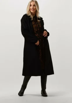 zwarte y.a.s. mini jurk tastilera ls shirt dress