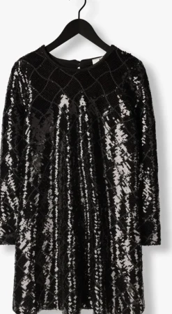 zwarte y.a.s. mini jurk yaschekka ls dress