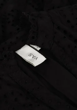 zwarte y.a.s. mini jurk yasholi ss dress s.