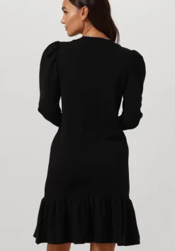 zwarte y.a.s. mini jurk yasines ls knit dress