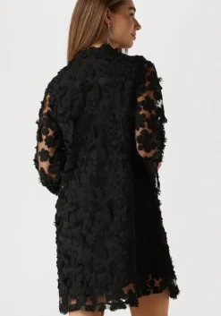 zwarte y.a.s. mini jurk yaskarly 7/8 short dress