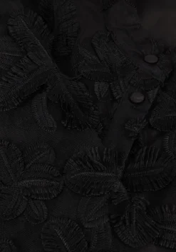 zwarte y.a.s. mini jurk yaskarly 7/8 short dress