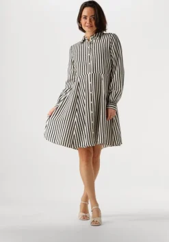 zwarte y.a.s. mini jurk yaskaya ls shirt dress s. noos