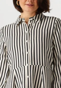 zwarte y.a.s. mini jurk yaskaya ls shirt dress s. noos