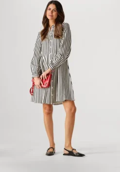 zwarte y.a.s. mini jurk yaskaya ls shirt dress s. noos
