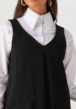 zwarte y.a.s. mini jurk yasmalea sl dress s.