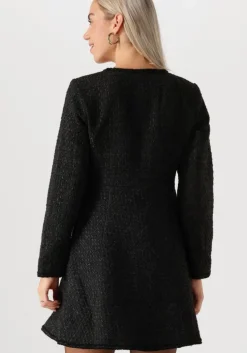 zwarte y.a.s. mini jurk yasmalea ls dress