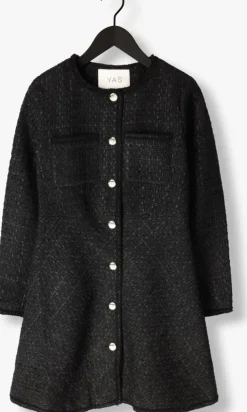 zwarte y.a.s. mini jurk yasmalea ls dress