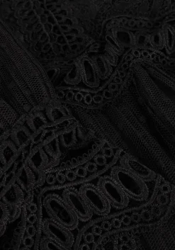 zwarte y.a.s. mini jurk yassophira ls dress