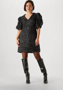 zwarte y.a.s. mini jurk yasvimala ss dress
