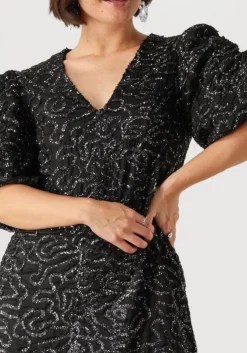 zwarte y.a.s. mini jurk yasvimala ss dress