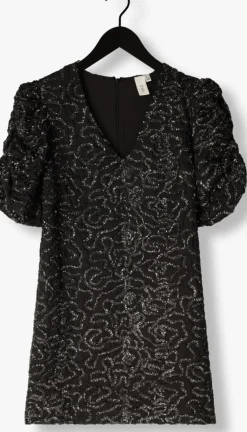 zwarte y.a.s. mini jurk yasvimala ss dress