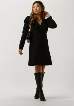 zwarte y.a.s. mini jurk yasvinna ls dress