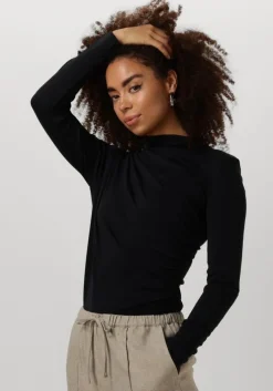 zwarte y.a.s. top yasemmi ls jersey top