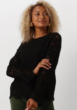 zwarte y.a.s. top yasperla ls lace top