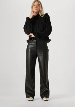 zwarte y.a.s. top yasphilina ls high neck top