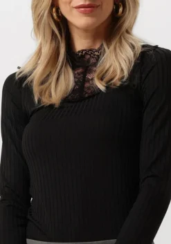 zwarte y.a.s. tops & t-shirts yasblace ls top