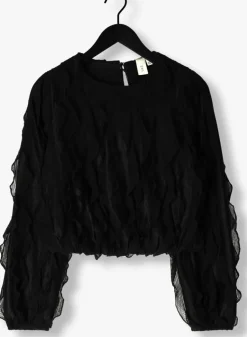 zwarte y.a.s. tops & t-shirts yasmezuna ls top