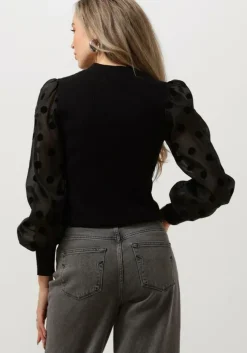 zwarte y.a.s. trui yasdotme ls knit pullover