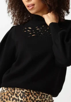 zwarte y.a.s. trui yasfiraz ls knit pullover