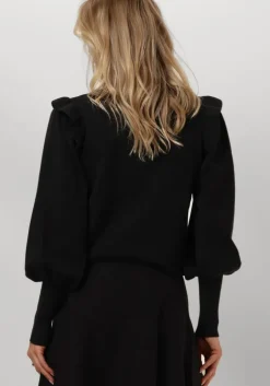 zwarte y.a.s. trui yasjum ls knit pullover