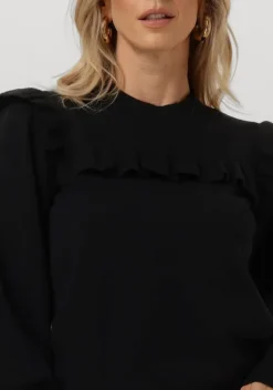 zwarte y.a.s. trui yasjum ls knit pullover