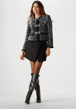 zwarte y.a.s. vest yasbow ls jacket