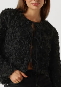 zwarte y.a.s. vest yasflowi ls jacket