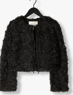 zwarte y.a.s. vest yasflowi ls jacket