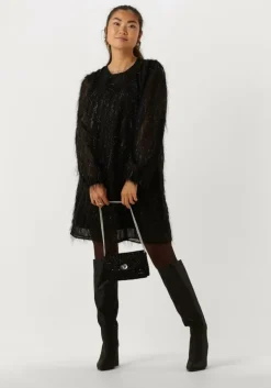 zwarte ydence mini jurk dress elise